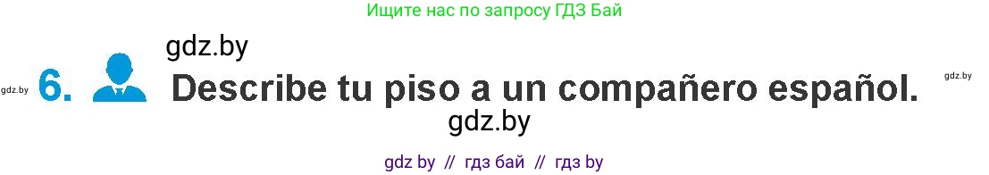Испанский язык, 10 класс Учебник, авторы: Гриневич Елена Карловна, Янукенас Ольга Викторовна, издательство Вышэйшая школа, Минск, 2019, оранжевого цвета, страница 61, номер 6, Условие