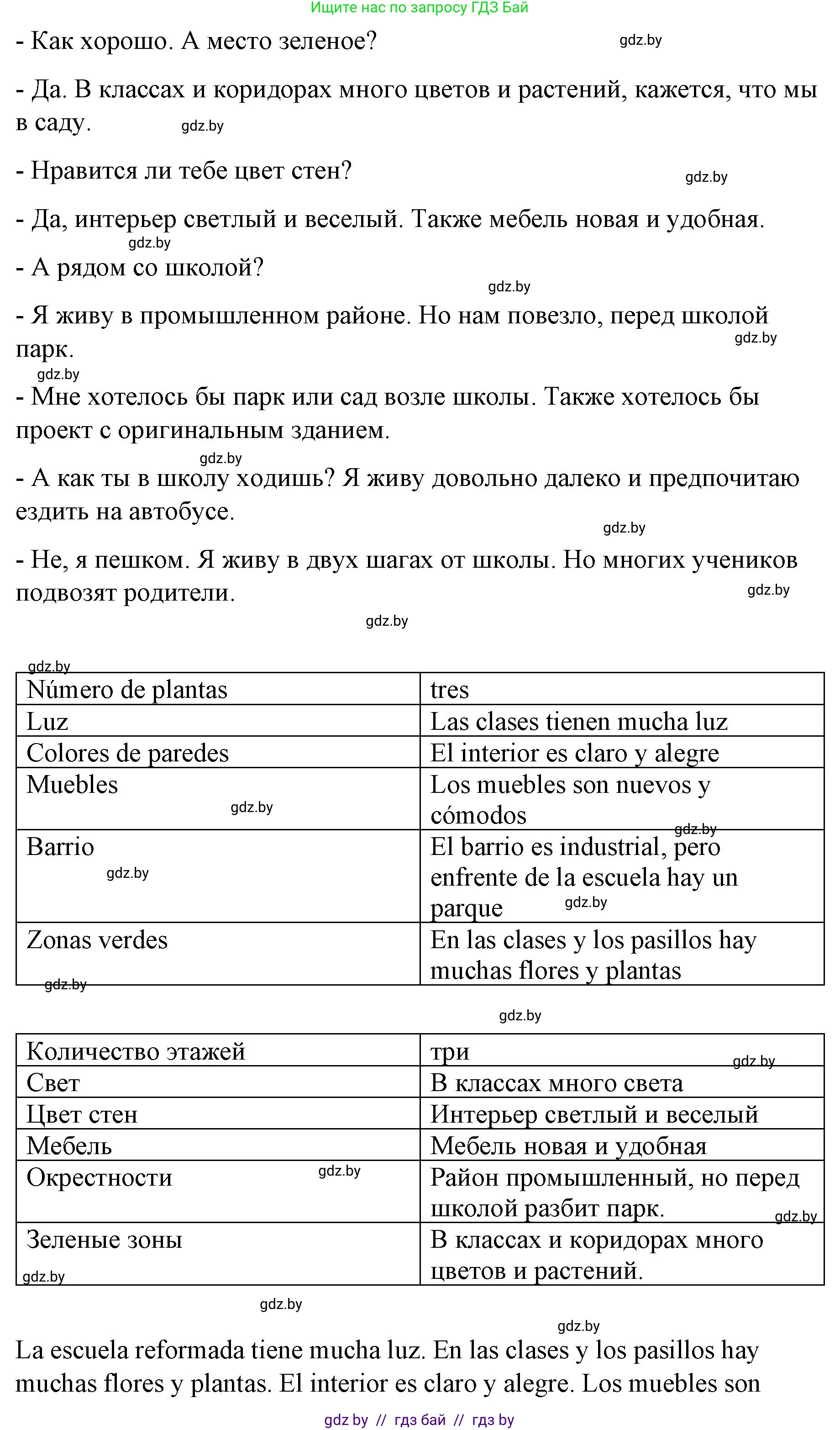 Испанский язык, 10 класс Учебник, авторы: Гриневич Елена Карловна, Янукенас Ольга Викторовна, издательство Вышэйшая школа, Минск, 2019, оранжевого цвета, страница 32, номер 3, Решение (продолжение 3)